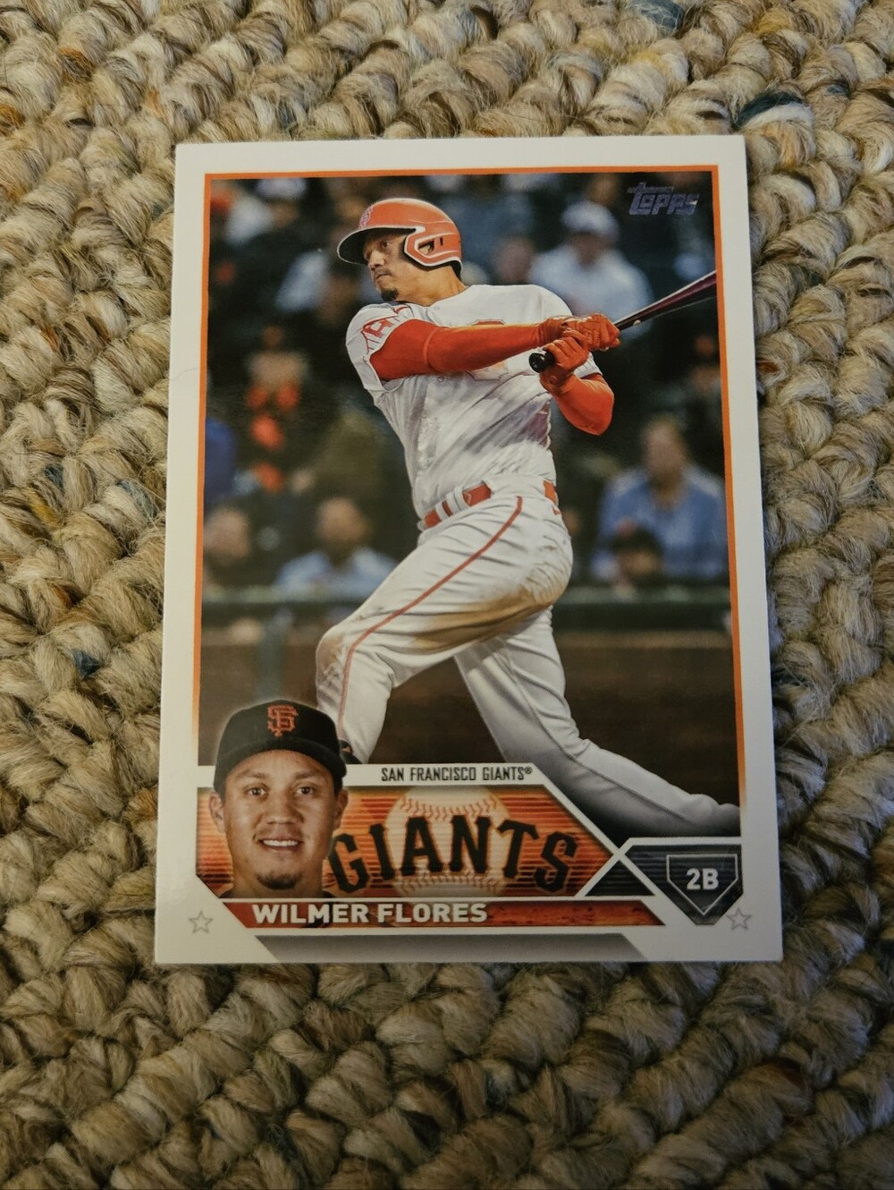 Topps San Francisco Giants Wilmer Flores Card